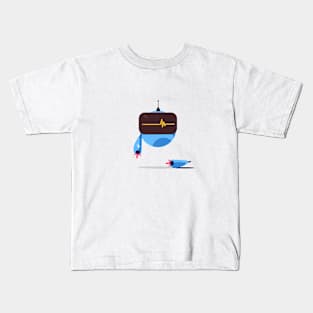 dying robot Kids T-Shirt